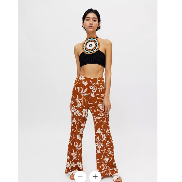 LAST 1 NEW UO crochet top & pant set - boho festival hippie vibe - Picture 2 of 13